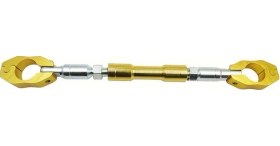 Resim Cloudstore Altın Renk Motor Tutma Kolu Destek Çapraz Bar Denge Ayarlanabilir Direksiyon Braketi 