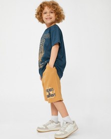 Resim Koton Şort Beli Bağlamalı Cepli Pamuklu Kahverengi 3skb40222tk 3SKB40222TK541 Kahverengi 