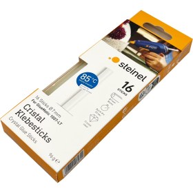 Resim Steinel Sıcak Silikon Mum Steinel 084622 Şeffaf 7 x 150 mm 96 Gr. 16 Adet 