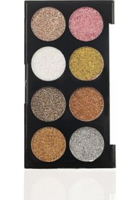 Resim River World 2'li Set Far Paleti 8 Renkli Glitter Çok Renkli 