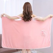 Resim 3 Renk Mevcut, 1 adet, 79.88 cm × 135.0 cm Emici Hızlı Kuruyan Giyilebilir Havlu, Yatak Odası, Kişisel Alan, Ev Emici Kalın ve Rahat Hızlı Kuruyan Havlu 