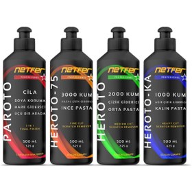Resim Netfer 4'lü Pasta Cila Set - 4x500 mL 