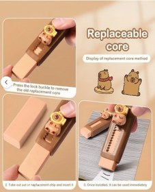 Resim Capybara Desenli Yumuşak Okul Silgisi 