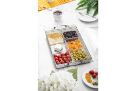 Resim Depa Akrilik Barok Füme Saray Kahvaltılık 