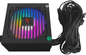 Resim Havit Gamenote HV-T750W 750W RGB 80 PLUS BRONZE Güç Kaynağı Sessiz ve Serin Performans, Yüksek Verimlilik 