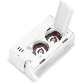 Resim S-Line Mini Sıva Altı Termometre YS69 Beyaz Sıcaklık Ölçer 