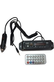 Resim Derwell Class Araç Araba Oto Teyp Aux Usb Sd Bluetoothlu Mikrofonlu Çevirici Mp3 Dinleme Dönüştürücü Bordu 