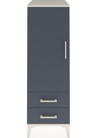 Resim Kronos Dolap 3 Raflı 2 Çekmeceli Tek Kapaklı 44x59x134 Aytaşı... Aytaşı 