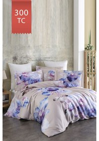 Resim Varol Royal Saten Tek Kişilik 300tc Nevresim Takımı - Martina Çok Renkli 