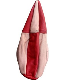 Resim Boks Makinesi Topu Dış Derisi - Krem/kırmızı Renk 