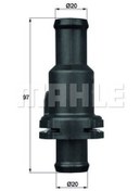 Resim Termostat 75 Derecec Govde Ile Golf5-Golf6-Jetta-Q3 Blg-Bmy 1-Mhl Th575 Diğer