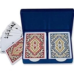 Resim Storemax Kem Plastik Oyun Kağıdı Iskambil Kağıdı Çift Deste Oyun Kağıdı 