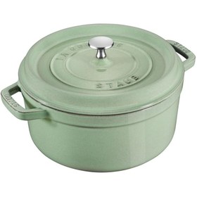 Resim Staub La Cocotte Döküm Tencere | Adaçayı | 20 Cm | 2,2 L | Yuvarlak 