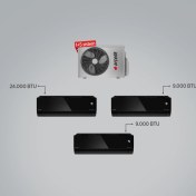 Resim Arçelik ZM30105 A++ 24+9+9 BTU Iç - 30000 BTU 1+5 Multi Inverter Klima 