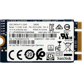 Resim Sandisk Sandısk SSD Z400S 128GB M-Sata 600MBPS/440MBPS SD8SMAT-128G SSD M2 2242 854644-001 Refrubıshed 