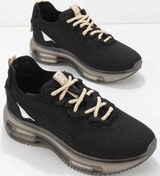 Resim Bambi Siyah Triko Kadın Sneaker K01703016182 