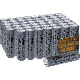 Resim I-gen Industrial E002 Inr 18650 3.7v 2600 Mah 5c 9.62wh Li-ıon Şarjlı Pil Düz Başlı Lityum Pil 48'li Paket I-gen139 