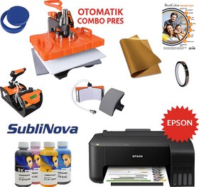 Resim Süblimasyon Combo Transfer Baskı Seti 