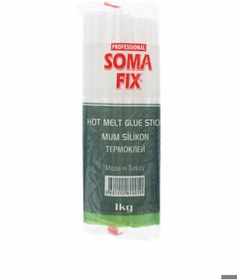 Resim ERPİLSAN ELEKTRONİK Sililon 1 Kg 7.4x300 Mm Ince Somafıx Mum Silikon Çubuk Sıcak Şeffaf-erpilsan Elektronik 