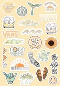 Resim WALLHUMAN Tiny Pack, Laptop Telefon Stickerı 