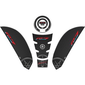 Resim Yamaha R7 2021 - 2022 Uyumlu Tank Pad Set 006 