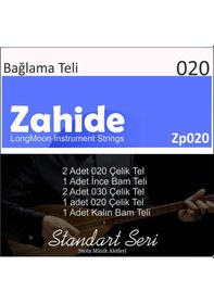 Resim Zahide Zp20 Uzun Saz Teli Takım 0.20 Uzun Sap Bağlama Teli 2 Ad 