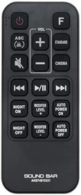 Resim VINABTY AKB74815331 Yedek Uzaktan Kumanda LG Soundbar SH3K SPH4B-W SH4 SPH5B-W SJ3 SPJ4B-W SH4D Soundbar Remote ile Uyumlu 