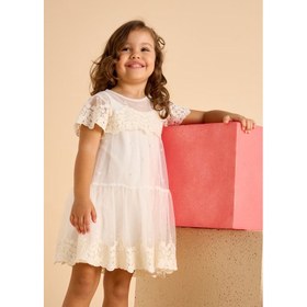 Resim Mayoral Kız Çocuk İşlemeli Tül Elbise 3909 (3909) 
