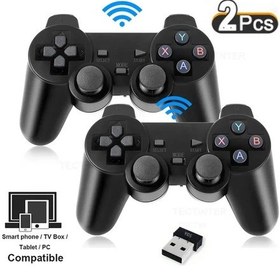Resim 2 Android Telefon/pc/ps3/tv Kutusu İçin 2.4ghz Kablosuz Gamepad 