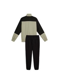 Resim Puma Woven Colorblock Tracksuit Erkek Eşofman Takımı 688173-82 Kahverengi 