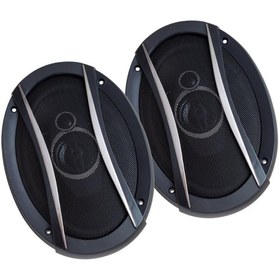 Resim LEONE HR-6935TW 1250 Watt 6 X 9 Kapaklı Çiftli Takım Oval Hoparlör 