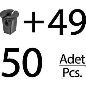 Resim Universal Tampon Ve Davlumbaz Klipsi- 50'li 