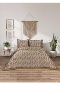 Resim Calantha Lotus 3 Parça Hardal Pike Takımı 240 X 260 Cm Hardal 