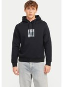 Resim Jack & Jones Jcoterrain Erkek Sweat 12271202 Siyah 