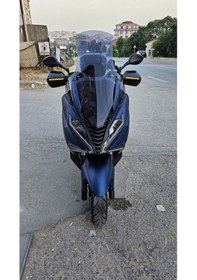 Resim Motocam Arora Gt 125 250 Siperlik Ön Cam 2023 2024 Model 83cm Açıkfüme Renkli 4mm Uzun Cam 