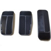 Resim Tofaş Uyumlu Pedal Lastiği Doğan Şahin Kartal Fren Debriyaj Gaz 3 Parça 