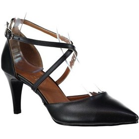 Resim Fox Shoes Siyah Kadın Topuklu Ayakkabı D654054809 