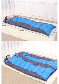 Resim Efsane Kamp - Uyku Tulumu 2kg +5c To -10c - Mavi 