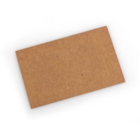 Resim Genel Markalar Boş Kartvizit Kraft 8.5x5.5 (90'LI) (0,12 KG) Beyaz 