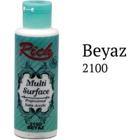 Resim Rich Multi Surface Her Yüzey İçin Akrilik Boya 120 Cc. 2100 Beyaz 