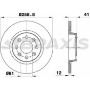 Resim Braxis AE0051 Ön Fren Aynası Diski Dacia Logan 04-Sandero 08-Twingo I Iı Smart Fortwo 1.0 1.2 1.4 1.5dcı 1.6 Abs'li Araçlar Için 7701208252 