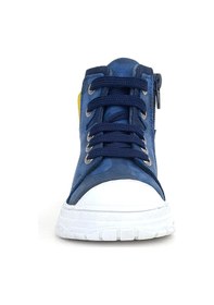 Resim Hakiki Deri Pixel Lacivert Kamuflaj Desenli Erkek Çocuk Bot Lacivert 