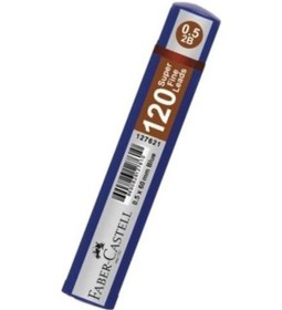 Resim Faber Castell Grip Min 0.5 2B 60Mm. 120'li Mavi Tüp 