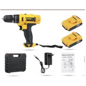 Resim Staxx Power STX1079 24V 5Ah Darbeli Çift Akülü Li-ion Vidalama Şarjlı Matkap + 5 Ad Uç 