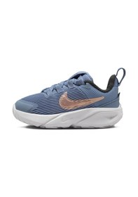 Resim Nike Star Runner 4 Nn Ps Running Elastik Bağcıklı Çocuk Yürüyüş Koşu Ayakkabısı Mavi Mavi 