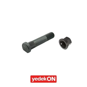 Resim 2717 2521 2524 2622 Arka Frezeli 95 Mm Bijon Somun Set 