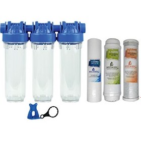 Resim Pera Water 10" Şebeke Girişi 3'lü Arıtma Sistemi 