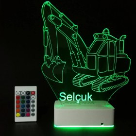 Resim Modiwa Design Çocuklara Özel 3D Kepçe Masaüstü Dekoratif LED Lamba 