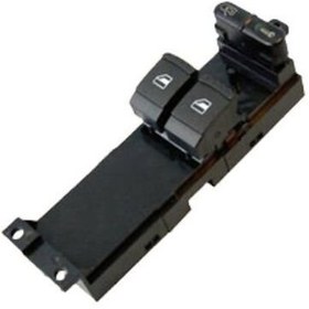 Resim Volkswagen Golf 4 Bora Passat 1997 Sonrası Kırmızı Işıklı Ön Sol 2’li Cam Açma Düğmesi 