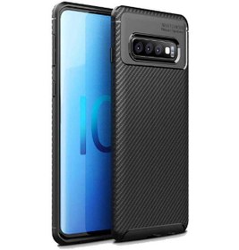 Resim Zore Galaxy S10+ Plus İle Uyumlu Negro Silikon Kılıf Siyah Siyah 